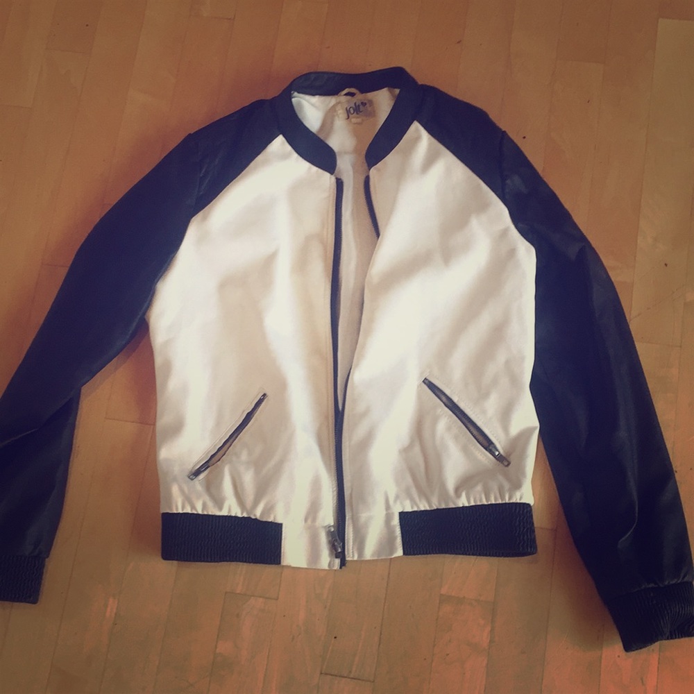 Faux leather jacket